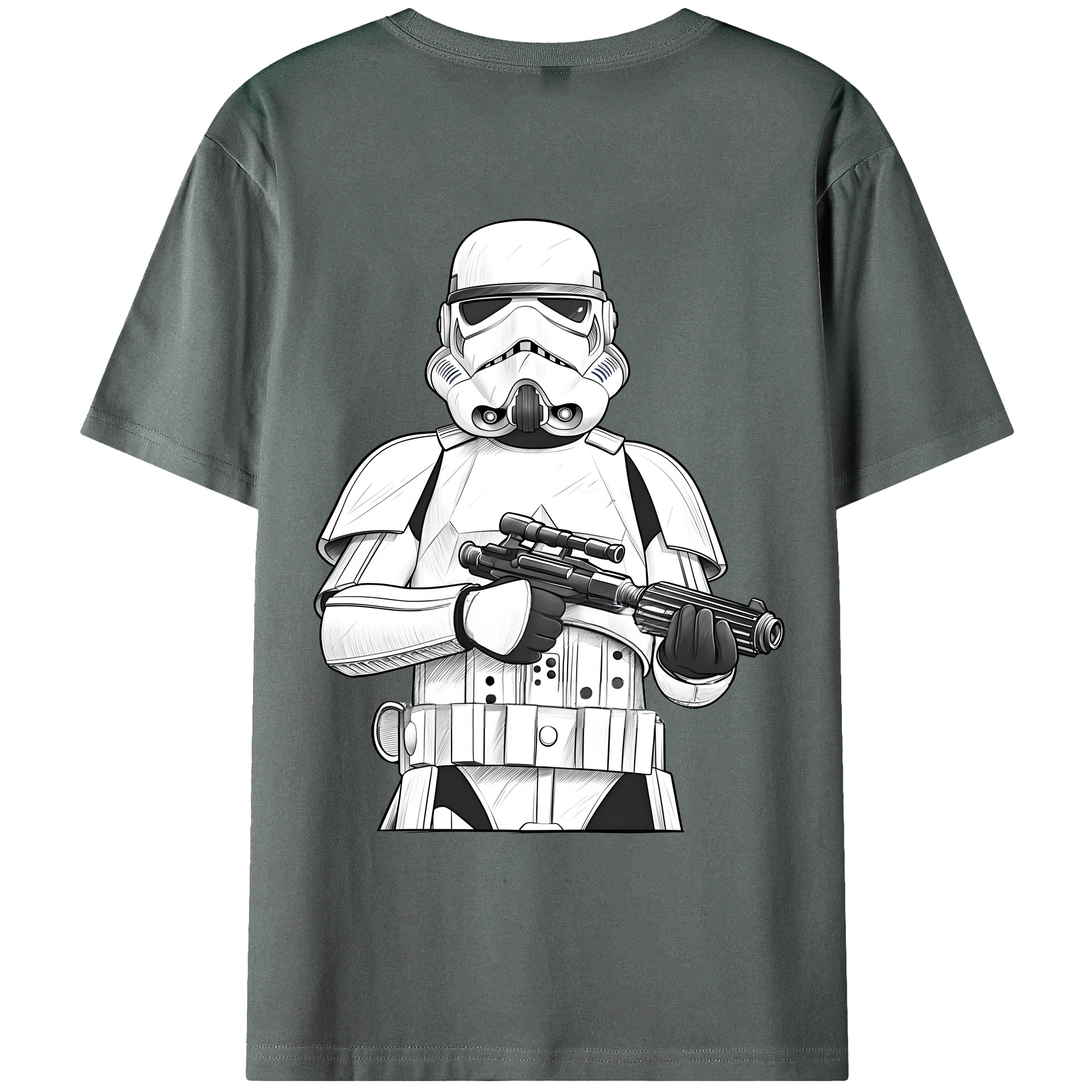（画像用） スター・ウォーズ Star Wars 綿100％ メンズ半袖Tシャツ（バックプリント） 通気性
